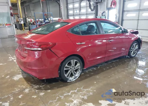 2017 Hyundai Elantra Limited из США, поврежденный, VIN KMHD84LF7HU060343